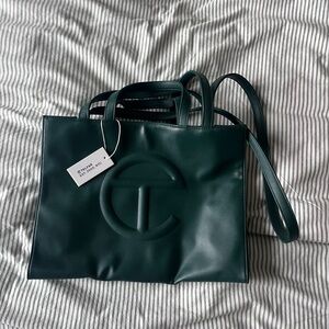Telfar Olive Green Medium Shopping Bag